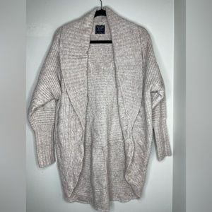 Long Beige Cardigan